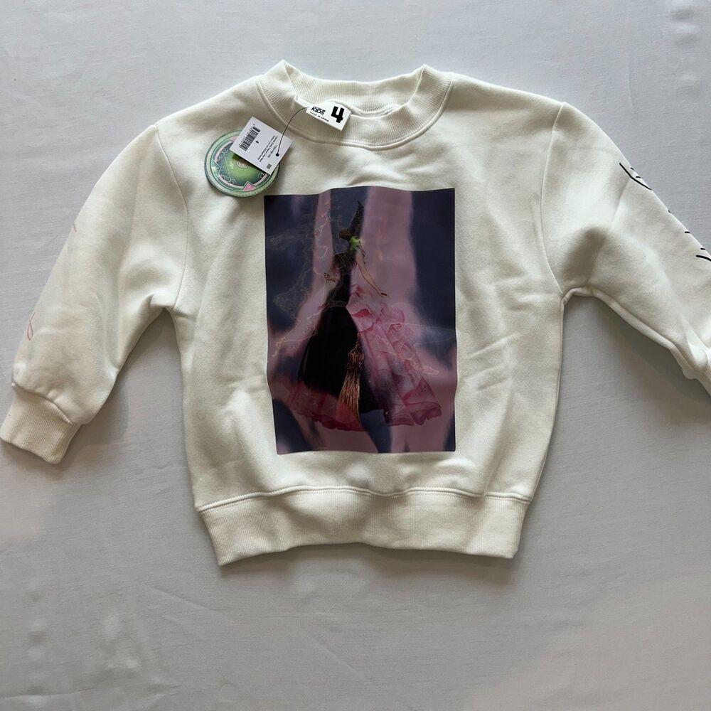 Cotton:On Kids WICKED Holographic Sweatshirt Size 4 NWT